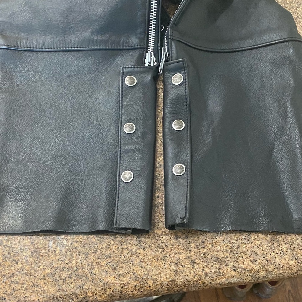 Men’s Harley Davidson Chaps EUC Small untrimmed​​​​​​​​​​ - Picture 8 of 9